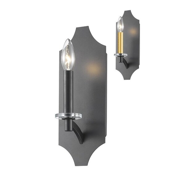 Z-Lite Zander 1 Light Wall Sconce, Bronze 6008-1S-BRZ - main